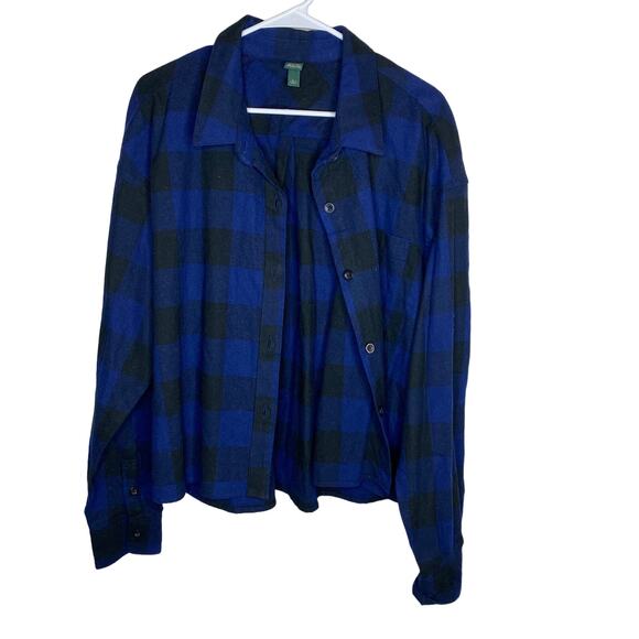 NEW Wild Fable buffalo blue flannel - Picture 5 of 7